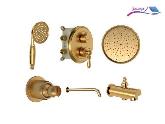 شیرالات توکار حمام مدل شودر زیگموند